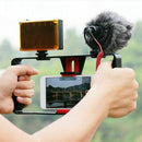 Cage Rig Stabilizer Smartphones Video Film Production Double Handle E8Z8