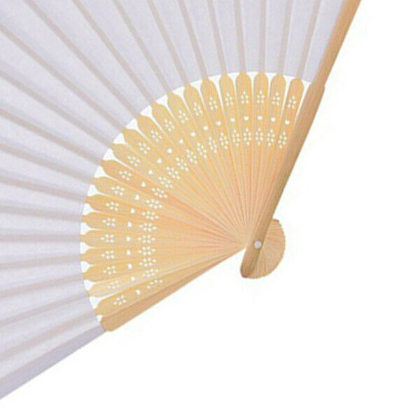 30 PCS folding Paper hand fan custom halloween ladies baby shower wedding f K7M5
