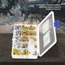116Pcs Thread Inserts, Self Tapping Slotted Assortment Kit, M3/ M4/ M5/ M6/