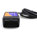 USB Code Reader ELM327 OBDII OBD2 Diagnostic Scanner CD For PC Engine Scan Tool