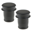 2 Pieces Black Car Cigarette Lighter Plug Cover Cap Shield Full Protection for