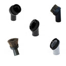 Vacuum Cleaner Bristle Brush Oval Dusting Brush for 32mm/1.25" Vacuum Black