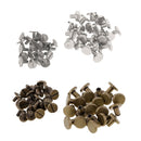 Wholesale 40Pcs Punk Rock Metal Screw Studs Rivet DIY Dog Collars Clothes