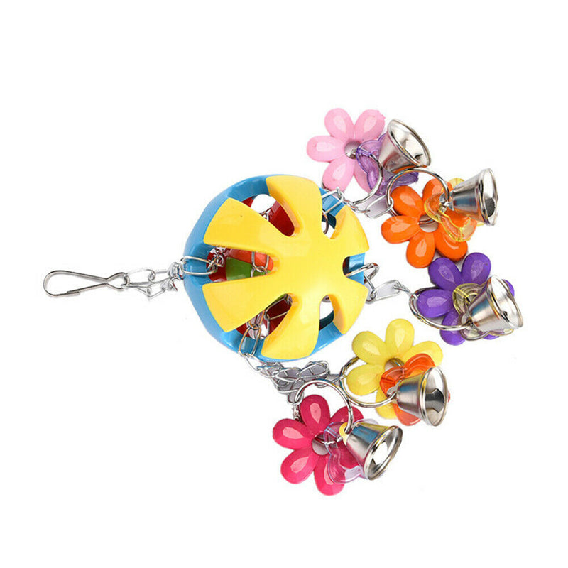 Pet Bird Parrot Swing Cage Hanging Hammock Parakeet Cockatiel Chew Toys