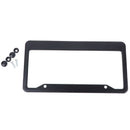1PC Chrome Stainless Steel Metal License Plate Frame Tag Cover With Screw CaA3C