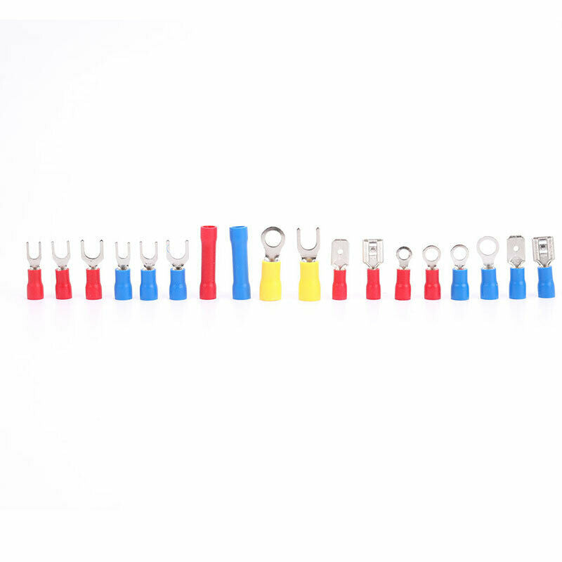 520PCS Insulated Electrical Wire Splice Terminal Spade/Crimp/Ring Connector  Ew