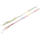 5X(9 colorful thread friendship bracelets woven Hippie U2G5)