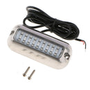 316 Stainless Steel 27 LED Green Underwater Pontoon Marine Boat Transom Lights