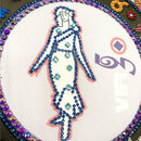 5D DIY Special-shaped Diamond Painting Virgo Cross Stitch Wall Art (R8222)