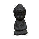 Black Pottery Handcraft Kongfu Tea Pet Decor Buddha Monk Home Decor Craft