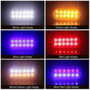 12-LED Flash Recovery Strobe Car Emergency Signal Light Fog Light White