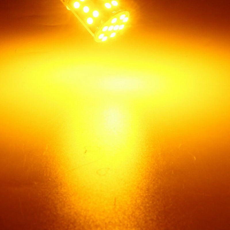 1* T20 7440 LED Car Light Bulb 3030 35SMD Error Free Turn Signal Stop Anti-Hyper