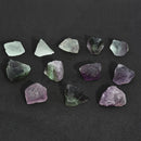 1x Big Natural Fluorite Quartz Crystal Stones Rough Polished Gravel Specimen