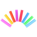 8pcs/set Silicone Tips Cover Food Grade Cover for 6mm Stainless Steel Straw ï¼D
