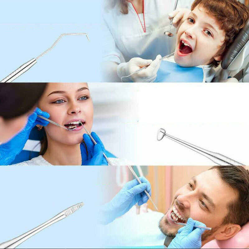 10 piece stainless steel tooth care probe dental tool set BX