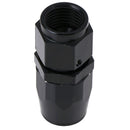 4PCs AN6 -6AN black straight tube fuel hose connec 3C
