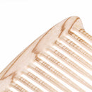 Plastic Wide Tooth Comb Natural Wood Massage Beauty Hair Care Salon Hairdress FT