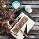DIY Special Shaped Diamond Painting Leather Bookmark Tassel Book Marks Gift