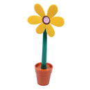 Novelty Cute Flower Pot Ballpoint Lovely Sunflower Students Stationery Pen  A5S2