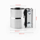 2.25'' to 2.5" Stainless Steel Exhaust Clamp Lap Joint Band for Catback Muffler