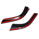 2Pcs LHD for Subaru XV Crosstrek 2018 2019 Interior Mouldings Real Carbon F E8U5