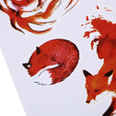 Waterproof Temporary Tattoo Stickers Cartoon Fox Water LZansfer flash tatoo NiES