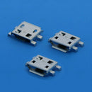 10Pcs Micro USB Type B Female 5Pin Socket 4 Legs SMT SMD Soldering Connector 0.8