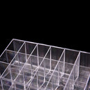 Clear 24 Makeup Lipstick Cosmetic Storage Display Stand Racks Holder Organizer U