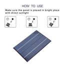 4.2W 18V Polycrystalline Silicon Solar Power Panel DIY Battery Cell Charger