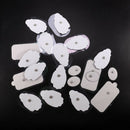 20 One Electrode Pads, Reusable Self-Adhesive Replacement Pads for TENS Uni