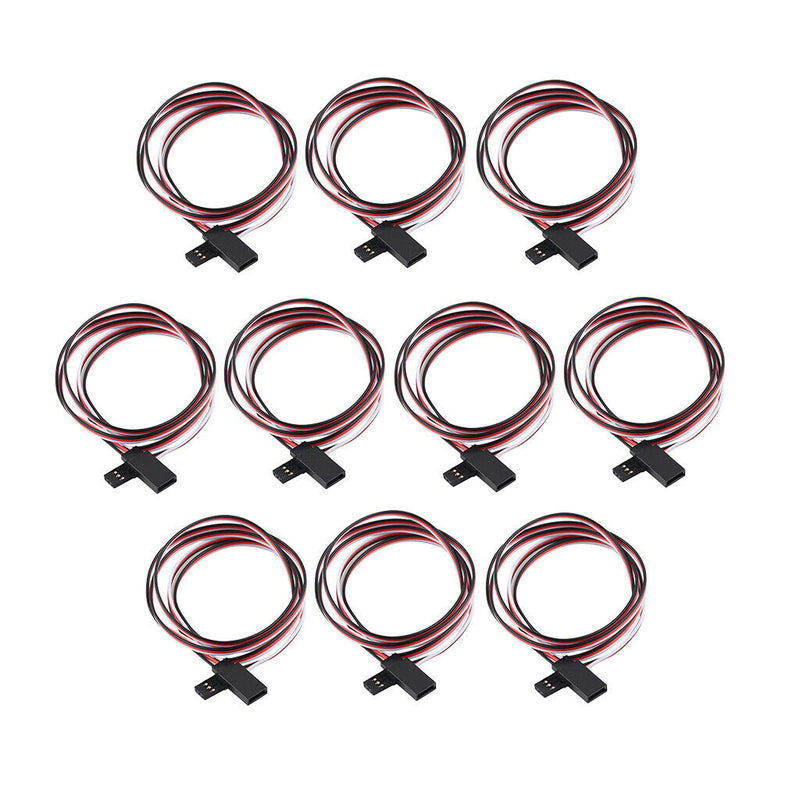 10Pcs 1 meter RC Servo Extension Cord Lead Wire Cable for RC Car Truck Plane