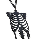 Fashion Punk Rock Horror Body Skeleton Pendant Skeleton Pendant Necklace J5E7