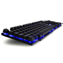 Novelty Backlit Gaming Keyboard, Russian-English Dual Characters 104-Key