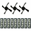 Filter+Side Brushes for Neato Botvac D Series D7 D5 D3 D75 D80 D85 D7500 Va