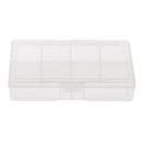 Clear 6 Grids Fishing Lure Bait Box Fishing Beads Snaps Jigs Container Case