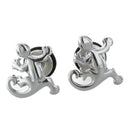 Pair Men's Gecko Stainless Steel Stud Earrings 0.43" HOT W1K9