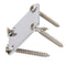 1 Set Electric Guitar Neck Plate with Screws for Strat Tele Guitar Precisio