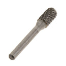 2x Rotary Burr Bit Shank Woodwork Grinding CNC Milling Tool, 6mm Shank