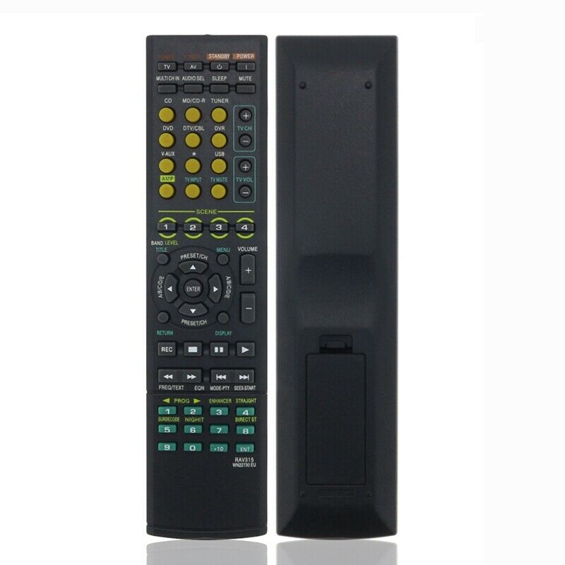 5X(New Replacement Remote Control Rav315 For Yamaha Htr6040G Wk22730Eu Rx- X4I1)