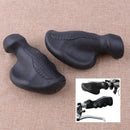 Bike Grips Rubber Mountain Bicycle MTB BMX Handlebar Ergonomic Cycling 130mm(L)