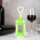 Plastic Cork Corkscrew Household Red Wine Bottle Opener Kitchen Bar Tools