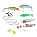 21 Pcs Luya Fishing Bait Set Full Swimming Layer Road Bait Set