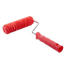 7Inch Embossed Zebra Stripe Painting Roller with Handle for Wall Decoration P1L6