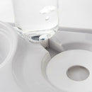 Pet Dog Automatic Water Food Feeder Dish Dual Port Drinking Feeding Basin Bowl