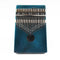 17 Key Kalimba Wood Mbira Thumb Finger Piano Musical Instrument (Dark Blue)