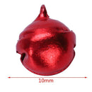 100x Accessories 10mm Jingle Bells Assorted Colours U4L3