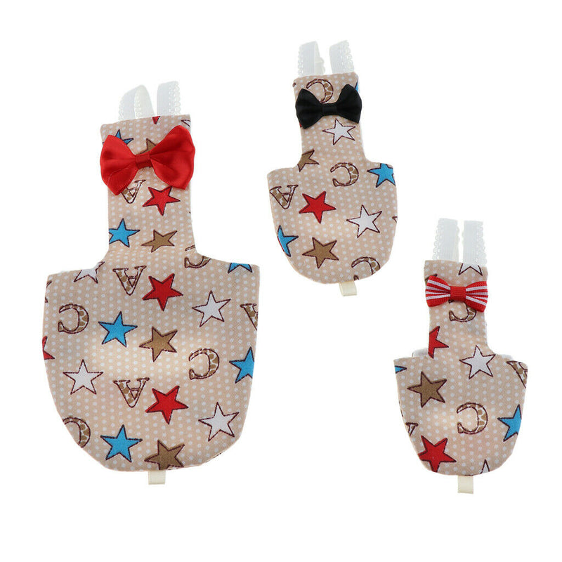 2 Size S Parrot Flight Suit Clothes Bird Pee Pad Nappy for Pet Bird Cockatiels