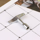 Portable High-quality Alloys Drum Key Regulator Key Metal Square Drum WrencSEAU