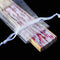 100 Pack Folding Hand Fan Pouch Drawstring Organza Bags Folding Fan Pocket  B4I7