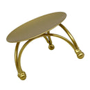 2pcs Iron Plate Candle Holder Decorative Pillar Candle Plate Pedestal Stand